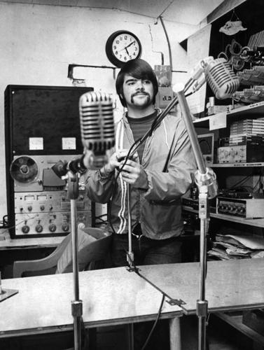 Michael J. Ronstadt in a studio, during younger days.