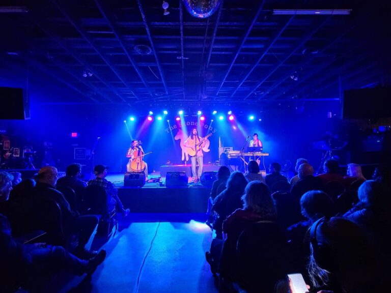 Aaron and Michael at The Stone Pony, with Serenity Fisher at left